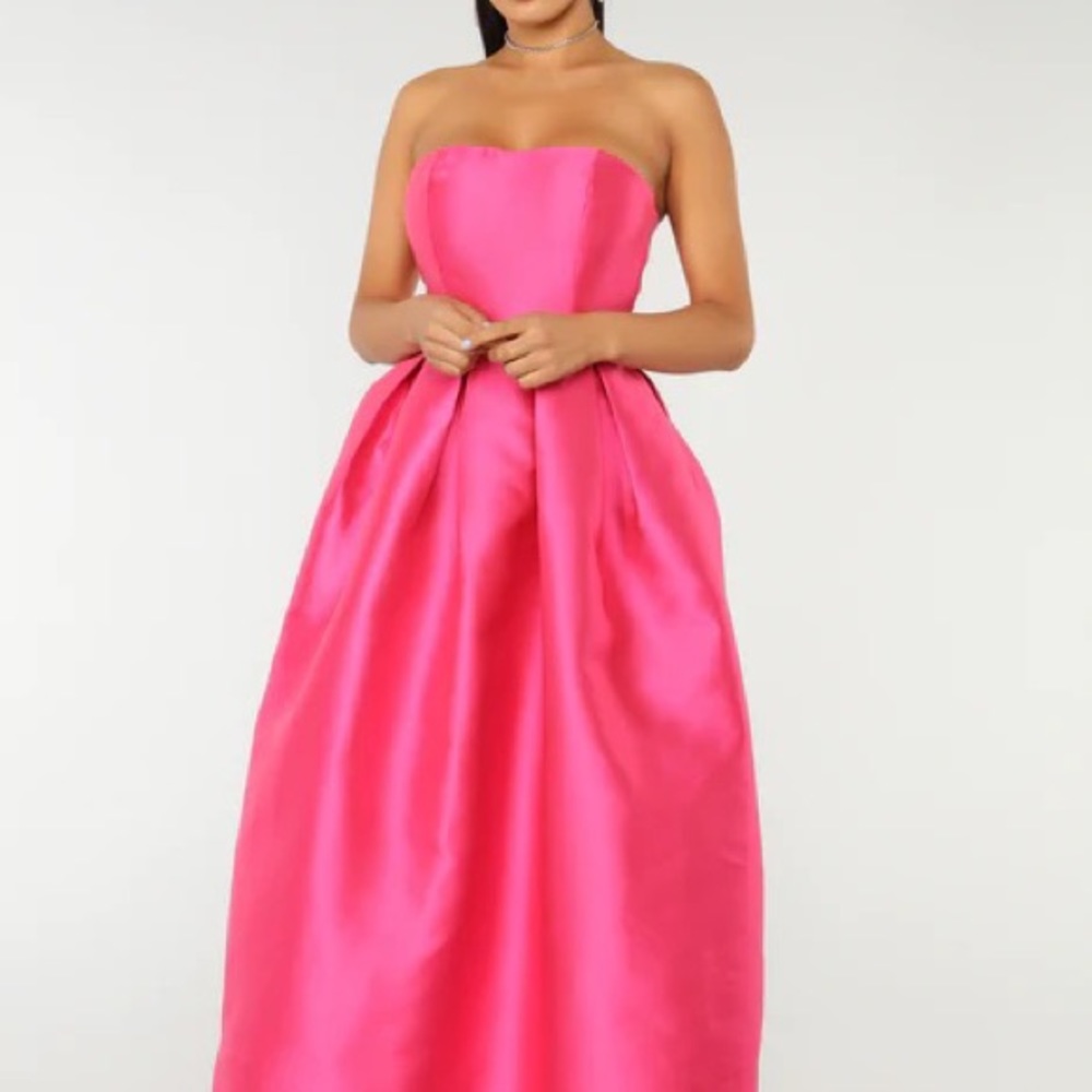 Fuchsia / Hot Pink Ball Gown